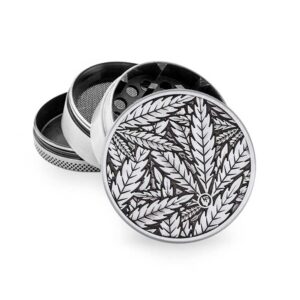 2015045-fireflow metal grinder silver leaves 33