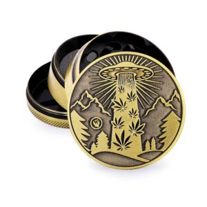2015049-fireflow metal grinder gold 420 ufo