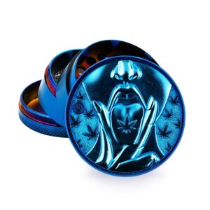 2016083-fireflow metal grinder icy blue 420 girl