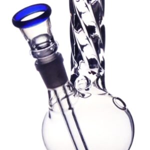 2643-twister glass bong blue