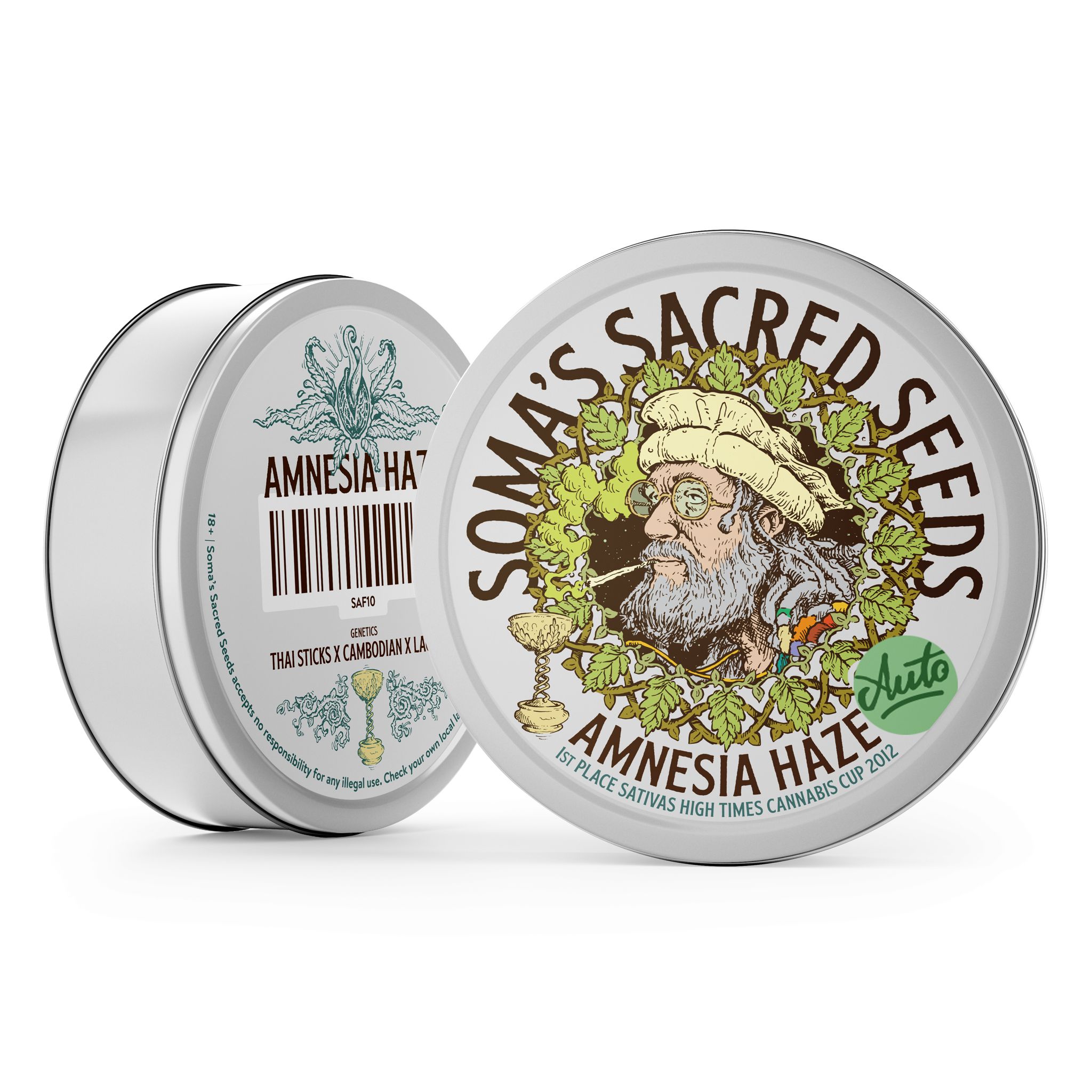 Amnesia Haze Autoflower - 5 Seeds - Soma Sacred Seeds