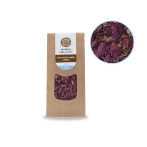 2015763 indian elements red lotus flower leaves 30gr